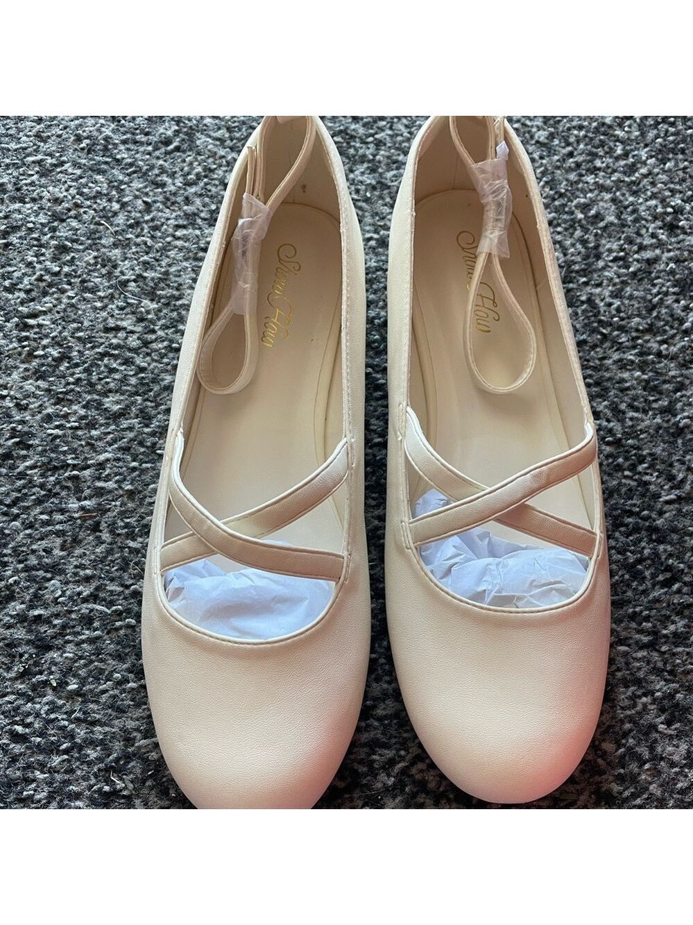 Ankle Strap Ballet Flats Women's Shoes - Picture 5 of 10